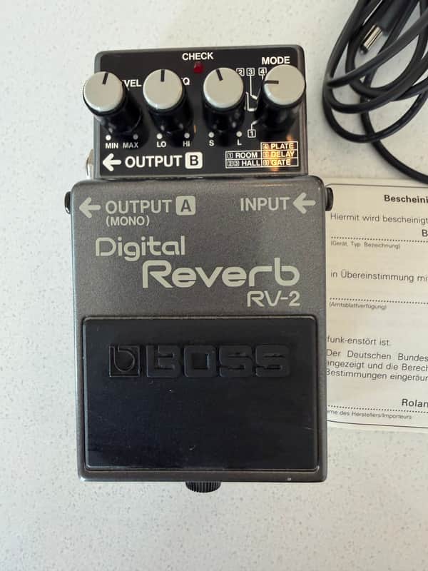 Boss RV-2 Digital Reverb | Reverb