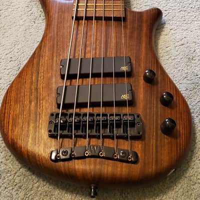 Warwick Thumb Bass Bolt On 6 String Electric Bass 2007 - Natural image 1
