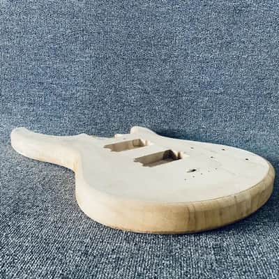 Unfinished Basswood 4 String Bass Body image 12