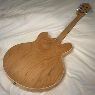 Vintage 1990 Epiphone Dot (Gibson 335) - Made in Korea (MIK) - Natural - Free Pro Setup image 15
