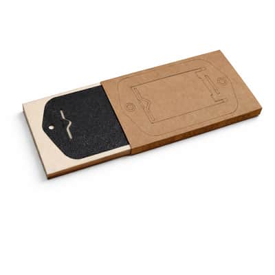 Fender Black Battery Compartment Cover for Deluxe Bass 004-9705-000 image 2