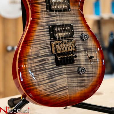 PRS SE Custom 24 Floyd Charcoal Cherry Burst image 4