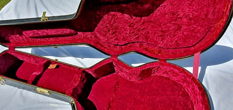 Gibson SJ 200 Custom Case ROT VINTAGE Old Stock Gitarrenkoffer image 1