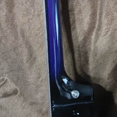 FLORAL HAND-PAINTED DARK PURPLE CLASSICAL GUITAR 30" image 16