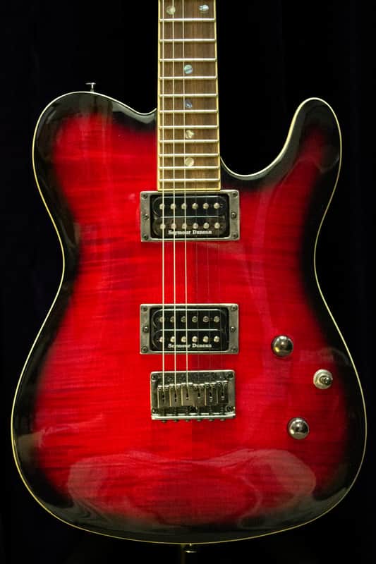 Fender Special Edition Custom Telecaster FMT HH with Laurel Fretboard 2019 - Present - Black Cherry Burst image 1
