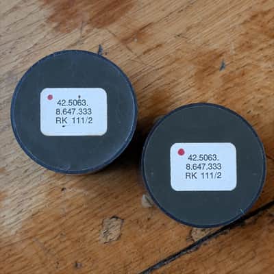 Pair Haufe RK111 1:2 line transformers from Telefunken V672 - tested & working image 2