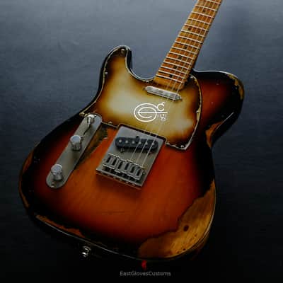 Fender Telecaster Sunburst Left Handed Heavy Aged Relic (RARE) image 3
