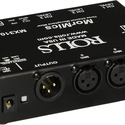 rolls, 3 3 Ch. Mic Mixer/Combiner (MX310) image 2