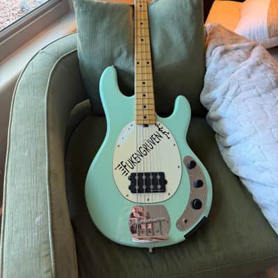 Ernie Ball Music Man SUB Bass 4 Active 2003 - 2006 - Teal image 2