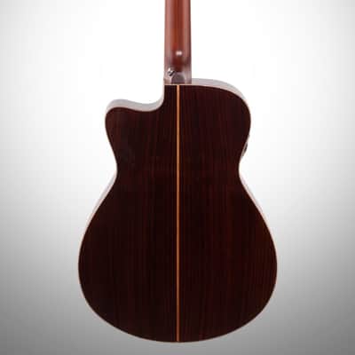 Yamaha AC3R Acoustic-Electric Guitar (with Gig Bag), Tobacco Brown Sunburst image 4