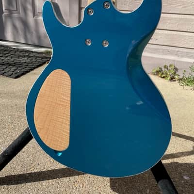 JLC Guitars Anaheim Bass - Natural, Aquamarine Metallic image 16