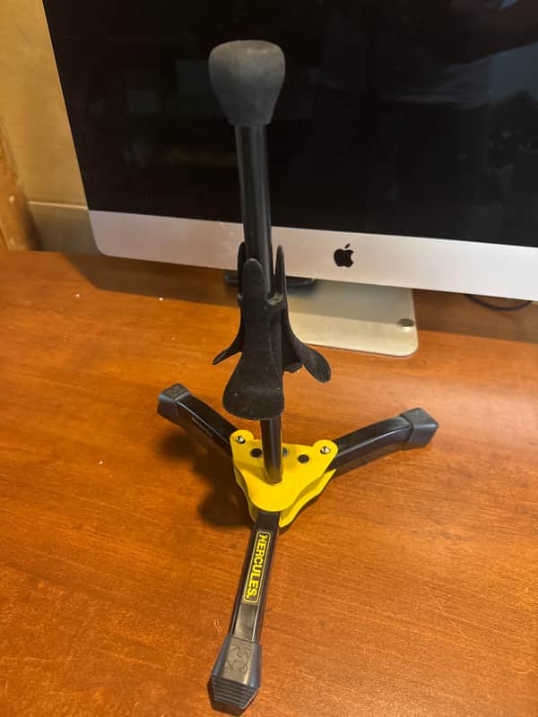 Hercules DS531BB Soprano Saxophone Stand 2010s - Black image 1