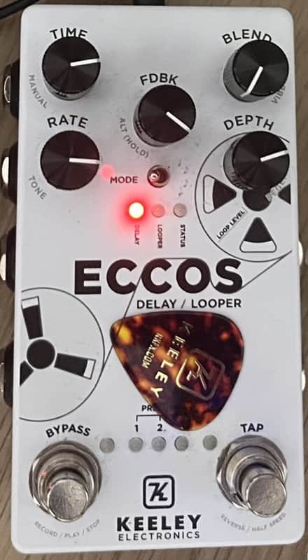 Keeley ECCOS Neo-Vintage Tape Delay 2019 - Present - Lowest priced excellent condition that includes shipping as of 6/2/26. image 1