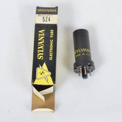 NOS Sylvania 5Z4 Rectifier Tube – USA Made – New Old Stock image 1