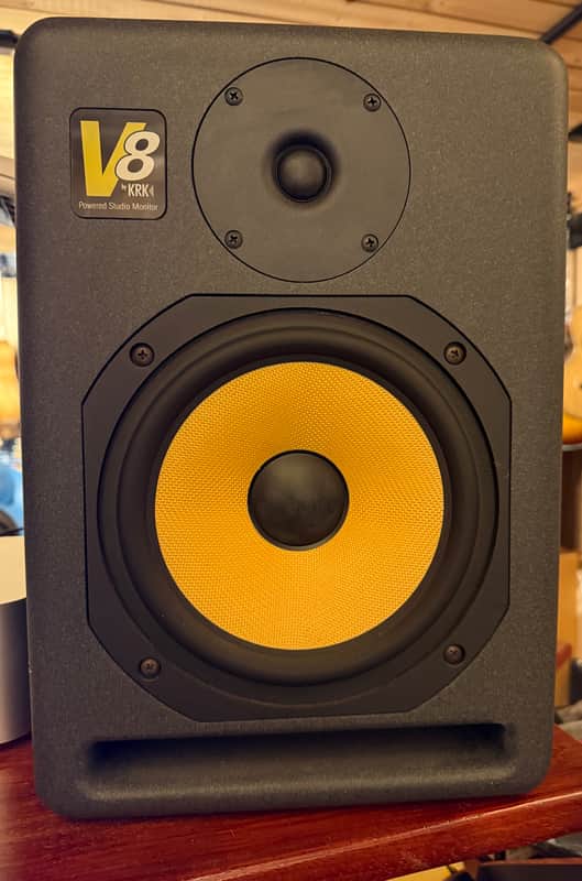 KRK V8 V Series 2-Way 8" Active Studio Monitors (Pair) 2000 - 2005 - Black image 1