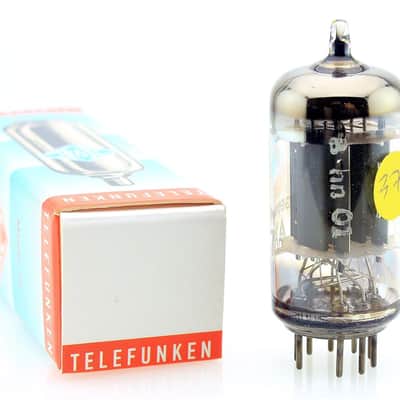 1963 TELEFUNKEN ◇ ECC83 12AX7 SMOOTH PLATE VACUUM TUBE - MEDICAL/LAB GRADE #37 image 2