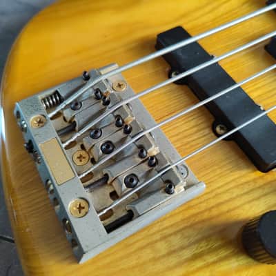 1988 Aria Pro II IGB-85 Integra Bass (Natural) image 3