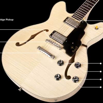 Guild Starfire IV ST Semi Hollow Body Electric Guitar - Flamed Maple - with Case image 6