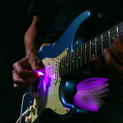 Capacitron Firefly LED Guitar Pick - Classic [Red] image 7