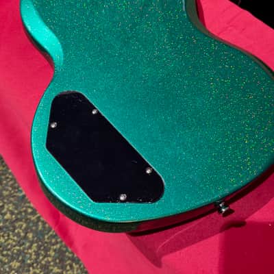 Vintage Guitars 30th Anniversary VS6 Electric Guitar with Vintage Style Vibrato  Green Metalflake image 21