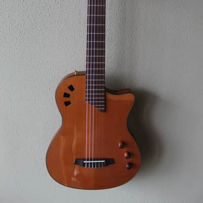 Brand New Cordoba Stage Traditional Cedar Top Thinbody Nylon String Acoustic/Electric Guitar image 1