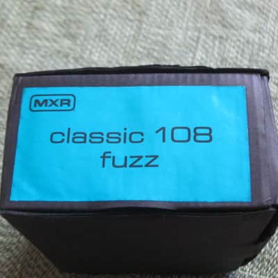 used condition (has some visible water stains & unevenness) genuine MXR EMPTY BOX ONLY for M296 Classic 108 Fuzz Mini + orig Warranty Registration paperwork with matching SN (NO pedal/NO additional paperwork, also NO adapter) 2018-2026 (specifically 2018) image 7