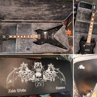 Epiphone Zakk Wylde signature ZV custom 2009 - Black image 11