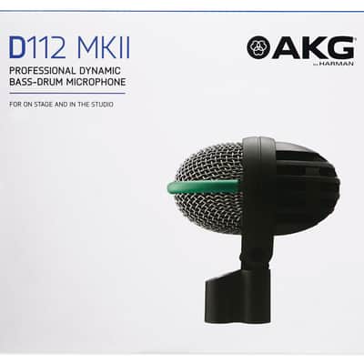 AKG D112 MKII Professional Dynamic Kick Drum Bass Guitar Microphone Mic+Mixer image 4