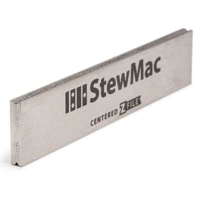 StewMac Compact Z-File Guitar Fret Crowning File, 150-Grit, Centered (6422) image 1