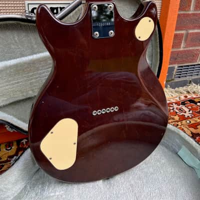 Vintage 1980s Hondo Professional Series Japan H-1010 Walnut Electric Guitar OHSC image 14