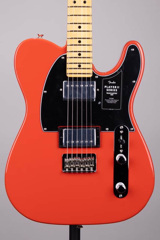 Fender Player II Telecaster HH Electric Guitar - Coral Red with Maple Fingerboard image 1