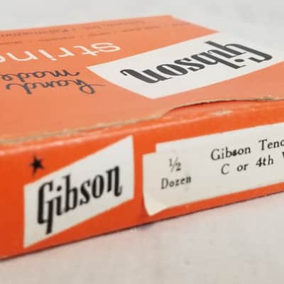 Gibson Vintage 50's-60's Tenor Banjo Strings, Pack of 6 "C" or 4th Strings, Mona-Steel, No. 548 image 2
