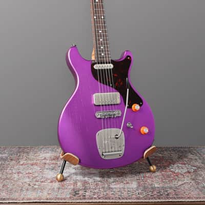 Deimel Guitar Works Doublestar RawTone Set-Neck - 2024 - Open Pore, Matt Purple Candy Metallic. NEW, (Authorized Dealer) image 1