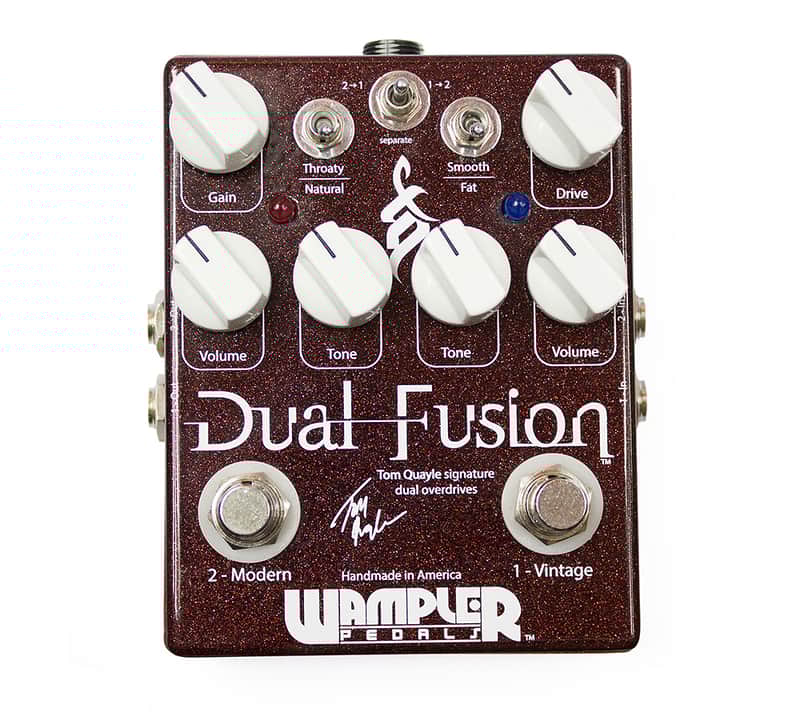 Wampler Dual Fusion ギターエフェクター Wampler Dual Fusion Tom Quayle Signature Overdrive Pedal | Reverb