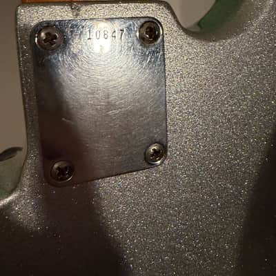 Fender Precision Bass 1956 - Sparkling Silver image 10