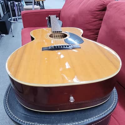 Epiphone FT-130 Caballero 1970s with Chipboard Case- Natural image 8