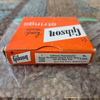 Vintage 1960's Gibson String Box w/ Packets! Original Case Candy! image 2