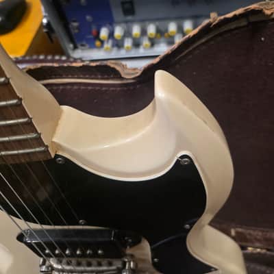 Gibson Les Paul/SG Junior Solidbody Electric Guitar 1962 - Factory Polaris White image 7