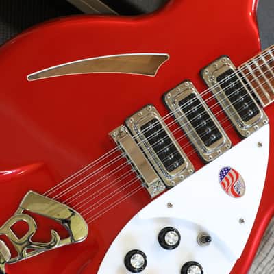 Minty & Rare! 2013 Rickenbacker 370/12 Semi-Hollow Electric Guitar Ruby Red + OHSC image 4