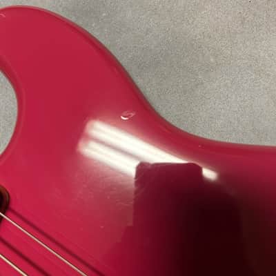 1989 Fender Jazz Bass Special  Razz Berry MIJ image 11