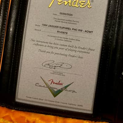 Fender Custom Shop 1964 Jaguar Super Heavy Relic Olympic White image 15