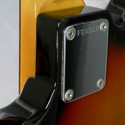 FENDER Jazz Bass JB'62-FL Fretless without inlays 1989 - 3TS Sunburst - Japan Import image 8