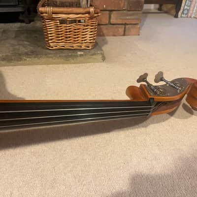 Musima  3/4 Double Bass (Stradivarius Copy, Laminated) 1990-2000 - Natural gloss image 5