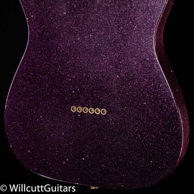 Fender Custom Shop LTD 1960 Telecaster Journeyman Relic Aged Magenta Sparkle (707) image 2