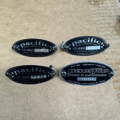 PDP by DW CX Series Drum Badges 4 Piece - Free Shipping image 1