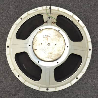Altec Lansing 422-Z 15" 4 ohm Speaker 1969 # 391903 - White Frame - Used 1969 White Frame image 2