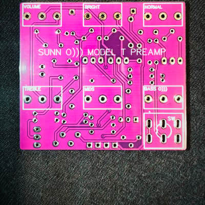 Sunn model T preamp overdrive pedal pcb for guitar/bass image 2