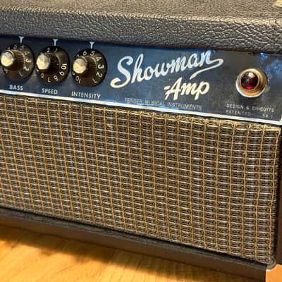 Fender Showman 2-Channel 85-Watt Guitar Amp Head 1965 - Blackface image 3