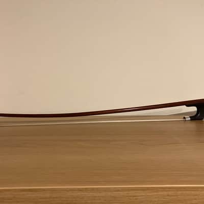 Double Bass German Frog Bow - Roy Collins - Pernambuco - 1/4 Size - Unique image 17