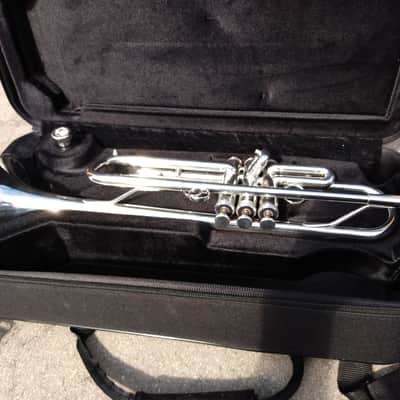LYNNZHORN PRO .465 BORE LYNN NICHOLSON Bb trumpet - approx. 2019 - Silverplated image 2